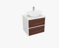 Alana White 1800 Vanity – Wall Hung – SGL – RHB – QS