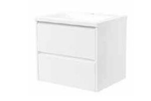 Alana White 600 Vanity – Wall Hung – PM
