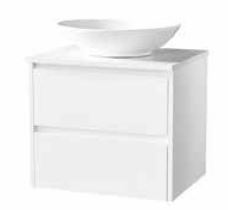 Alana White 600 Vanity – Wall Hung – QS
