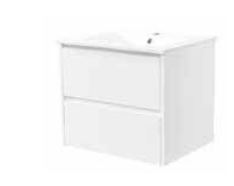 Alana White 600 Vanity – Wall Hung – VC