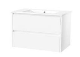 Alana White 750 Vanity – Wall Hung – VC