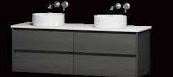 Bibi Oak 395 x 215 Vanity – Wall Hung – PM – 1TH