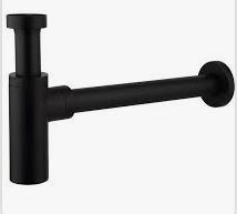 Bottle Trap Matt Black 32mm