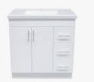 Blush 900 Vanity – LHD – Legs + Kickboard + 3TH