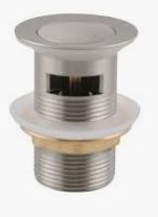 Pop-up Waste Basin Overflow Brushed Nickel 32mm