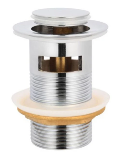 Pop-up Waste Basin Overflow Chrome 32mm