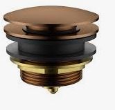 32 mm Bottle Trap Brushed Copper