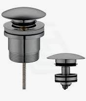 Pop-up Waste Basin Universal Matt Black 40mm