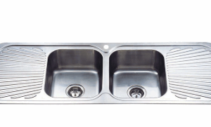 Cora Double Bowl Double Drainer Sink   1380mm