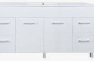 Vanity Top: 1800 x 460 x 27 Polymarble Top 1TH SGL