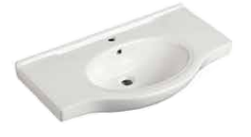 Vanity Top: Aries Semi Recess 900 V/C Top 3TH