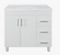Vanity Top: Blush 900 x 445 Acrylic Top 1TH