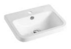 Basin: 500 x 380 x 170 Inset V/C Basin 1TH