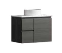 Denver Charcoal 750 Vanity – Wall Hung – RHD – QS