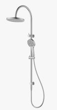 Linie Round  Multi-Function Shower Set Brushed Nickel  250 mm
