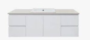 Georgia Matt White 1200 Vanity – Kick – DBL – QS