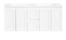 Georgia Matt White 1500 Vanity – Wall Hung – PM – DBL