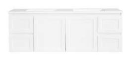 Georgia Matt White 1800 Vanity – Wall Hung – PM – DBL
