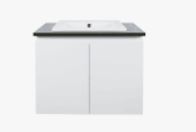 Georgia Matt White 600 Vanity – Kick – QS