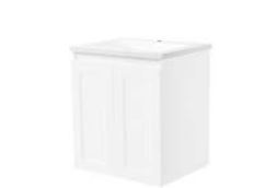 Georgia Matt White 600 Vanity – Wall Hung – PM