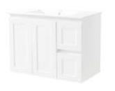 Georgia 900 Vanity – LHD – Wall Hung – VC