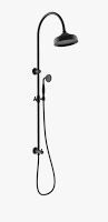 Clasico Shower Set  Matt Black