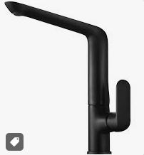 Kara Sink Mixer  Matt Black
