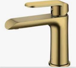 Kara Basin Mixer  Brushed Gold