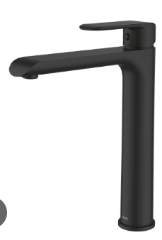 IKON-Kara Matt Black Basin Mixer Lead Free