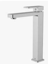 Kara Highrise Basin Mixer In Brushed Nickel Lead Free
