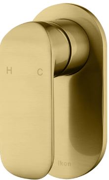 Kara Wall Mixer Brushed Gold