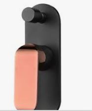 Kara Wall Mixer Diverter Matt Black