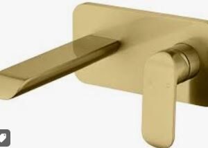 Kara Wall Basin Mixer Set Chrome