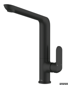 IKON-Kara New Bath Spout In Matt Black Lead Free