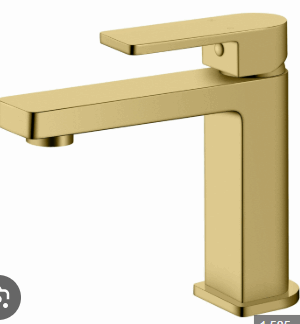 Flores Basin Mixer Brushed Gold