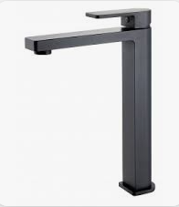 Flores Basin Mixer High Rise Matt Black