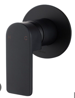 Flores Wall Mixer  Matt Black
