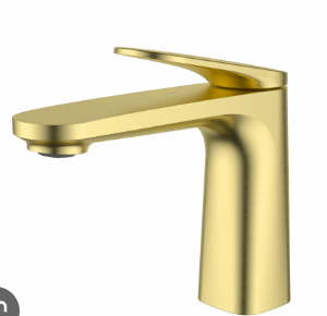 Sulu Ii Basin Mixer Brushed Gold