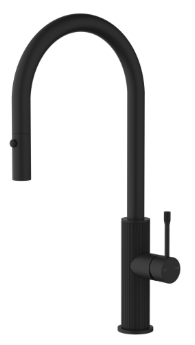 Linie Pull-Out Sink Mixer In Matt Black