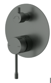 Linie Wall Mixer Diverter Trim Kit Gunmetal