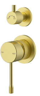 Linie  Wall  Diverter Mixer  Trim Kits in Brushed Gold,Seprate cover plate