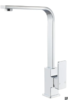 Ceram Sink Mixer Chrome