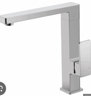 Ceram Sink Mixer Brushed Nickel