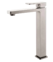 Ceram Basin Mixer High Rise Brushed Nickel