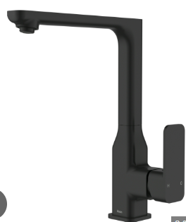IKON-Seto Matt Black Sink Mixer  Lead Free