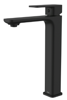 IKON-Seto Matt Black H-Rise Basin Mixer Lead Free
