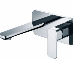 Seto Wall Basin Mixer Set Chrome