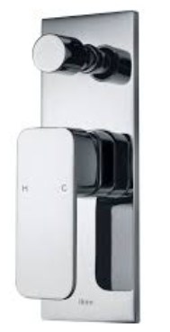 IKON-Seto Matt Black Wall Outlet Lead Free