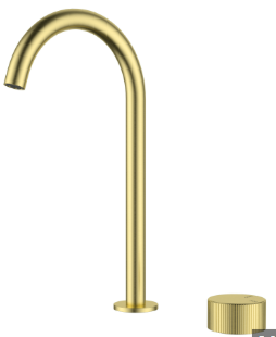 Soko Hop Sink Mixer Brushed Gold