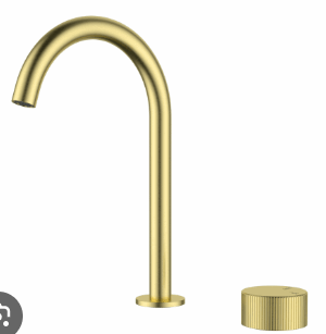 Soko Hop Basin Mixer Brushed Gold